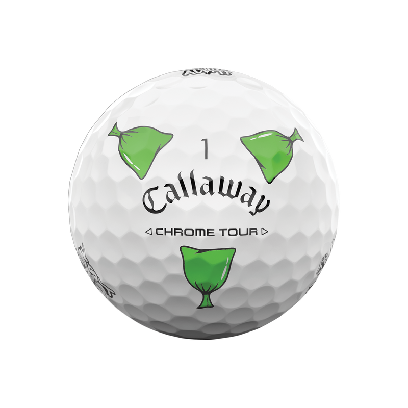 Chrome Tour Trash Talk Golf Balls - View 3