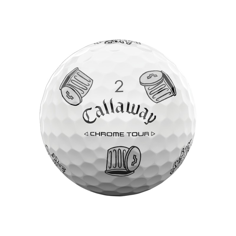 Chrome Tour Trash Talk Golf Balls - View 5
