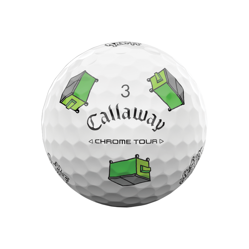 Chrome Tour Trash Talk Golf Balls - View 7