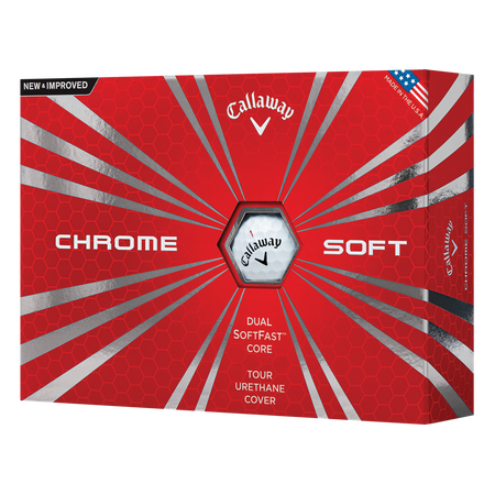 Chrome Soft Logo Golf Balls