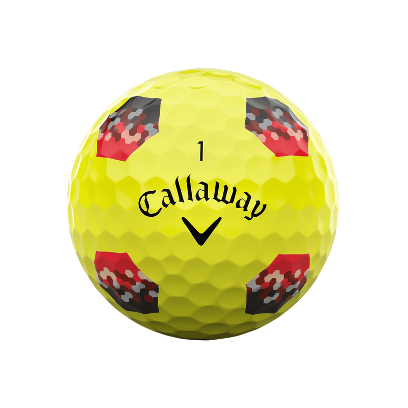 Chrome Soft TruTrack Yellow Golf Balls - View 3