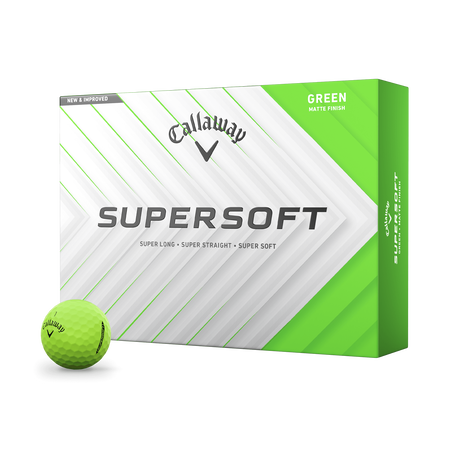 Supersoft Matte Green Golf Balls