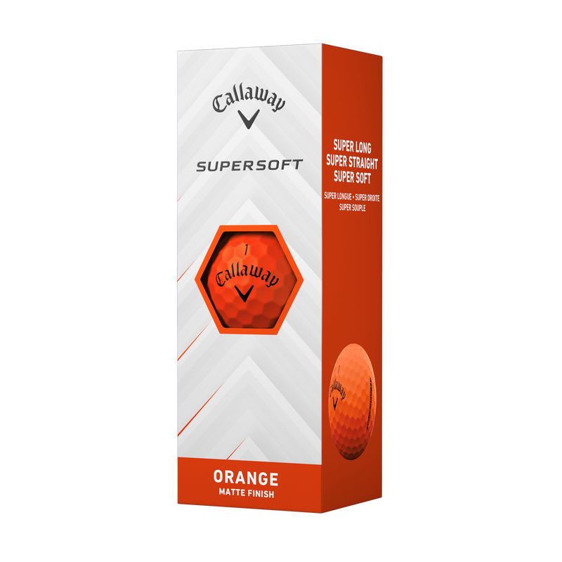 Supersoft Matte Orange Golf Balls - View 4