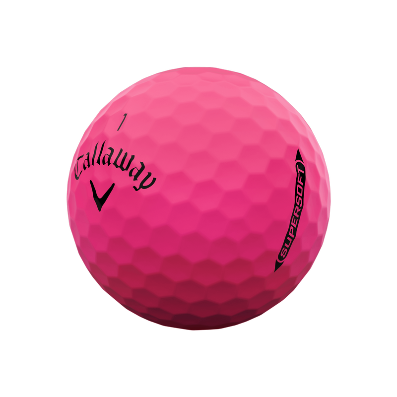 Supersoft Matte Pink Golf Balls - View 2