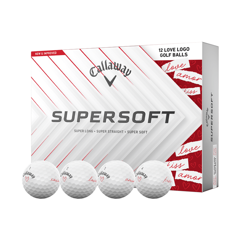 Supersoft Love Golf Balls - View 1