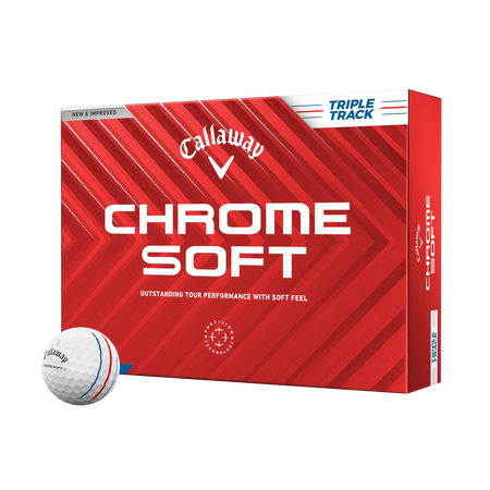 Chrome Soft Triple Track Golf Balls
