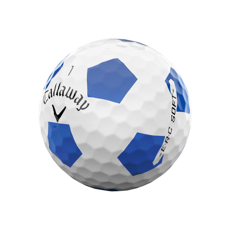 E•R•C Soft Truvis Blue Golf Balls - View 2