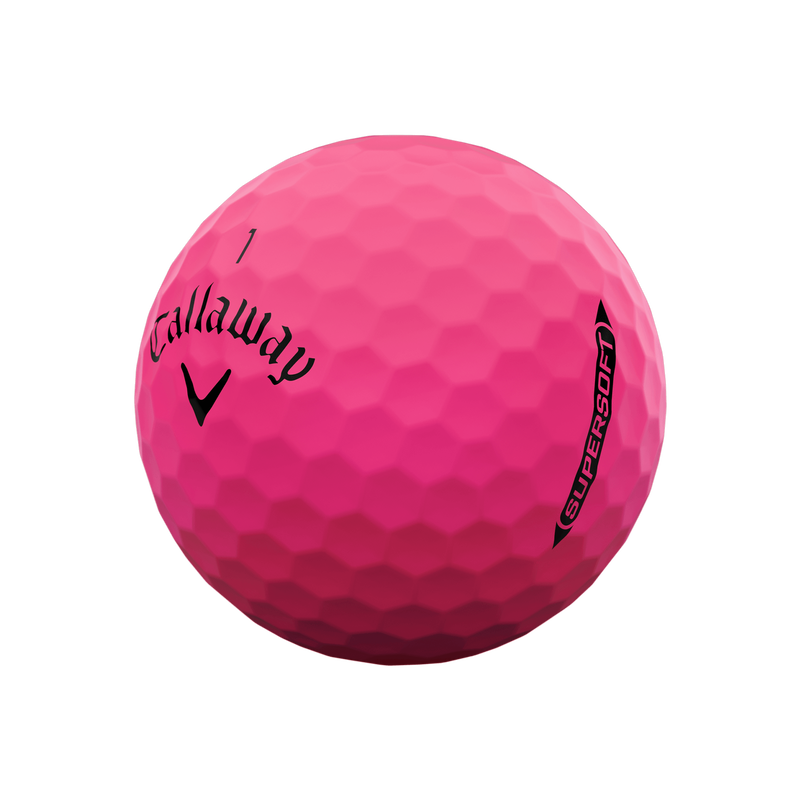 Supersoft Matte Pink Golf Balls - View 2