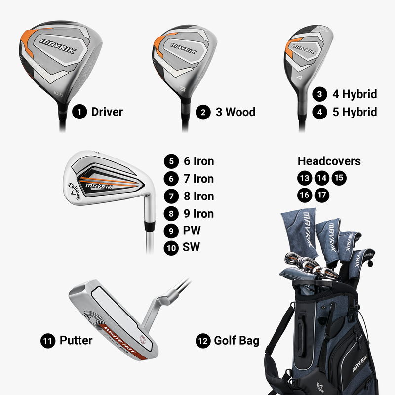 Mavrik 17-Piece Women’s Golf Club Set - View 3