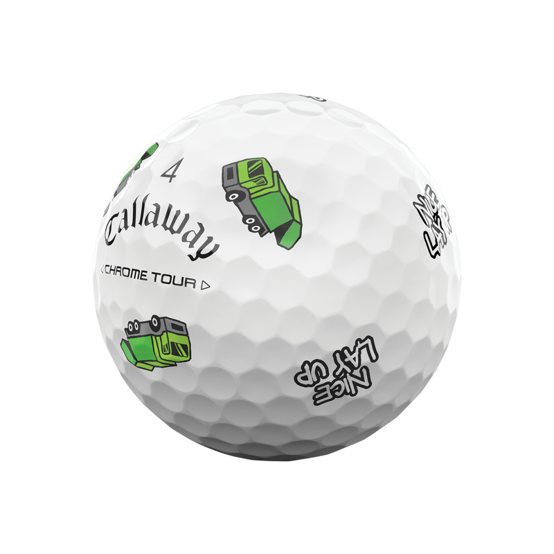 Chrome Tour Trash Talk Golf Balls - View 10
