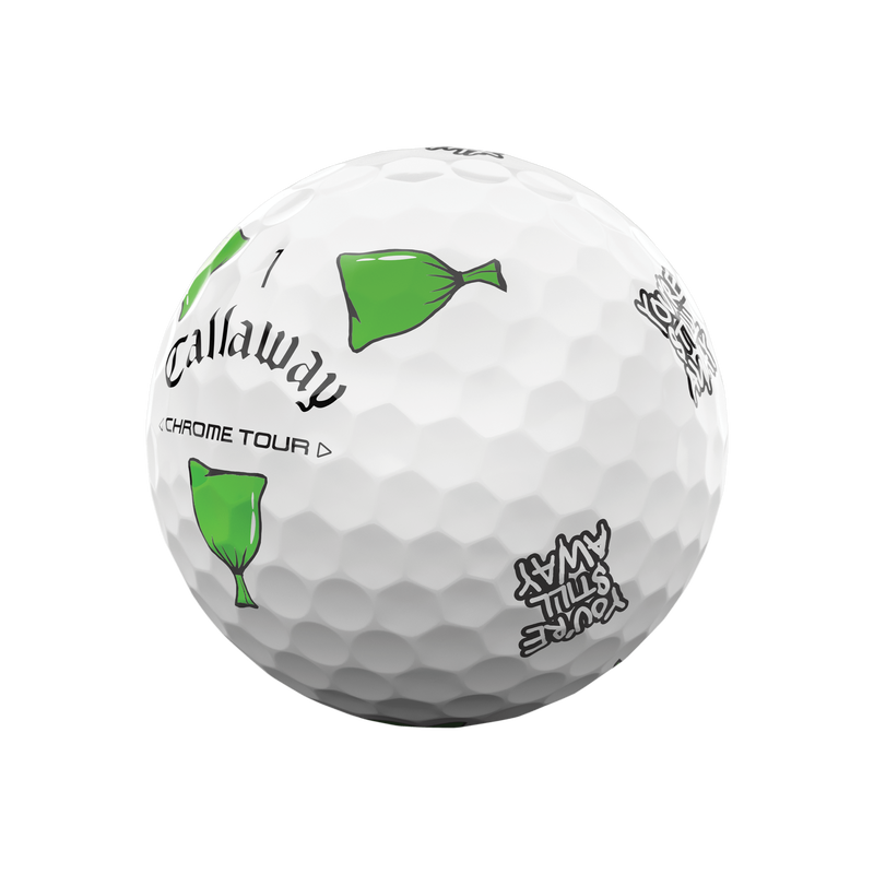Chrome Tour Trash Talk Golf Balls - View 4