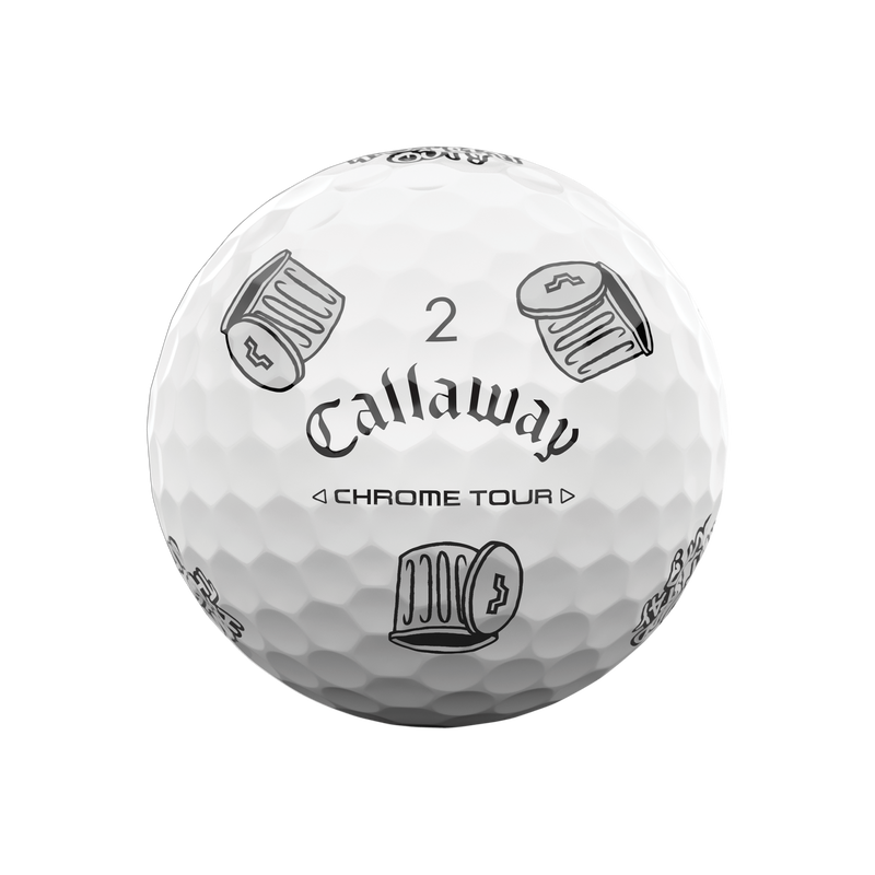 Chrome Tour Trash Talk Golf Balls - View 5