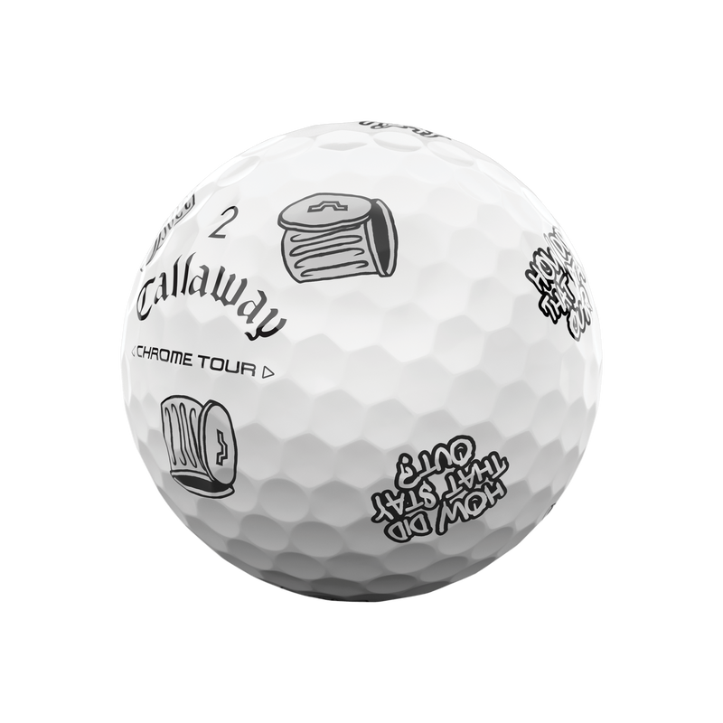 Chrome Tour Trash Talk Golf Balls - View 6