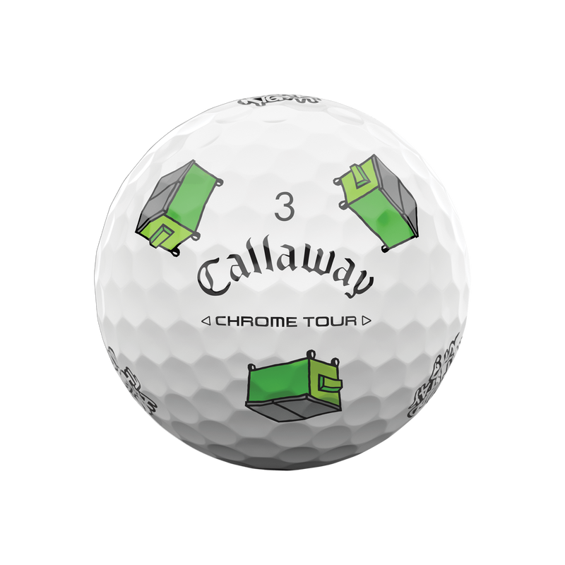 Chrome Tour Trash Talk Golf Balls - View 7