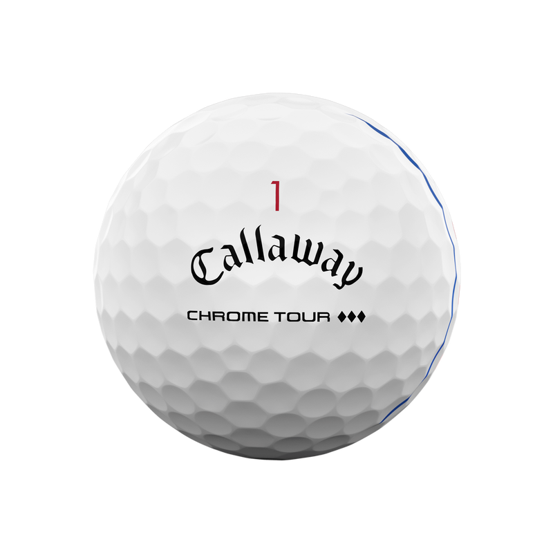 Chrome Tour Triple Diamond Triple Track Golf Balls - View 3