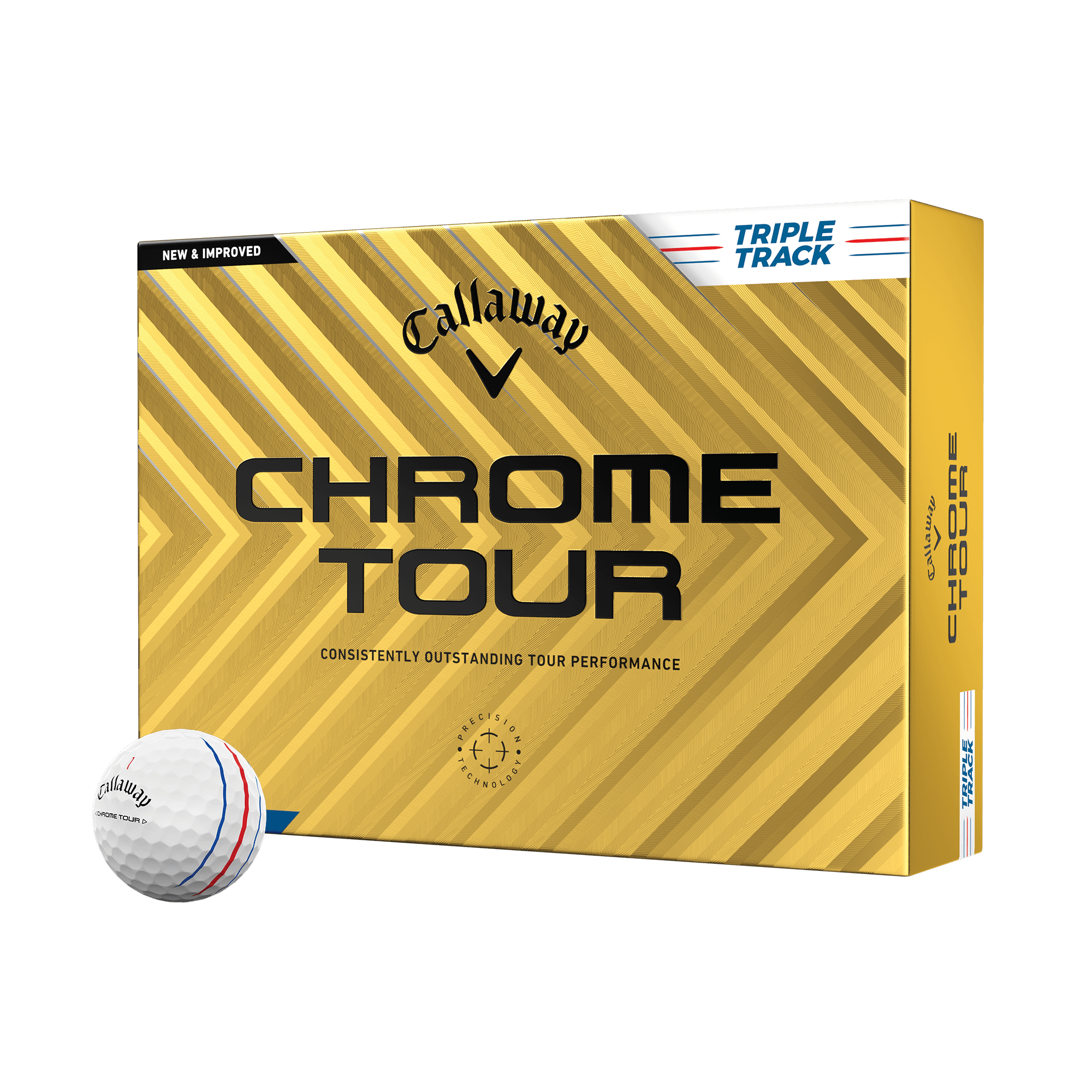 Chrome Tour Triple Track Golf Balls