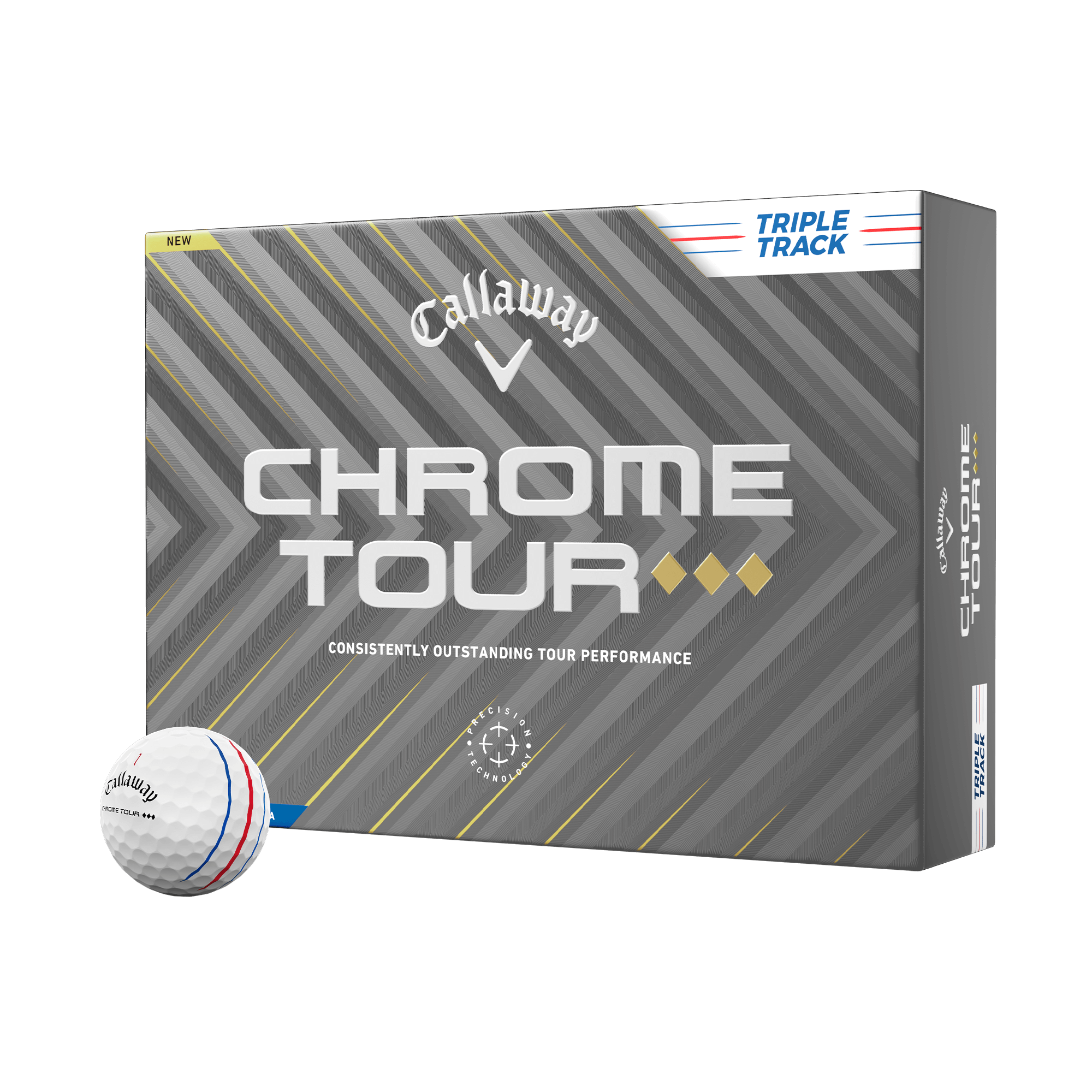 Chrome Tour Triple Diamond Triple Track Golf Balls