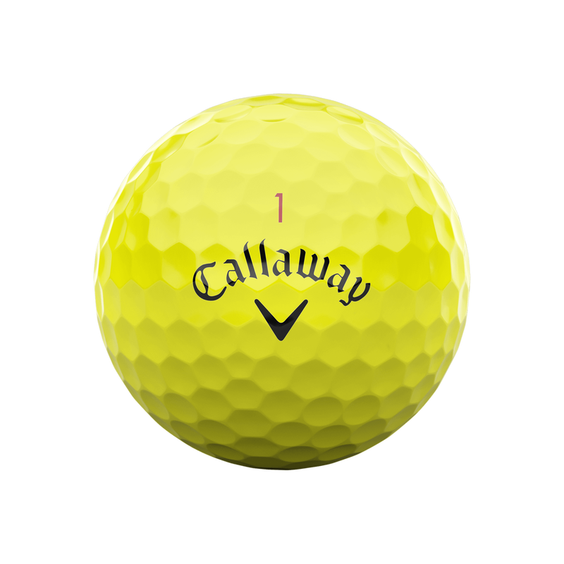 Chrome Soft Yellow Golf Balls - View 3