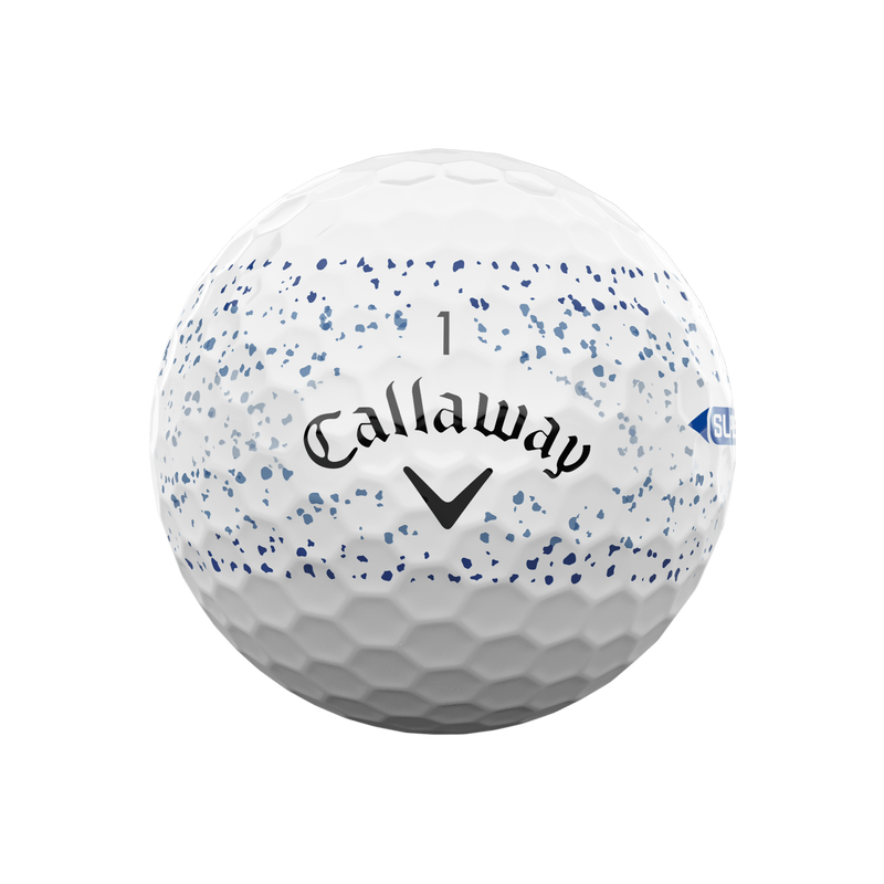 Supersoft Splatter 360 Blue Golf Balls - View 3