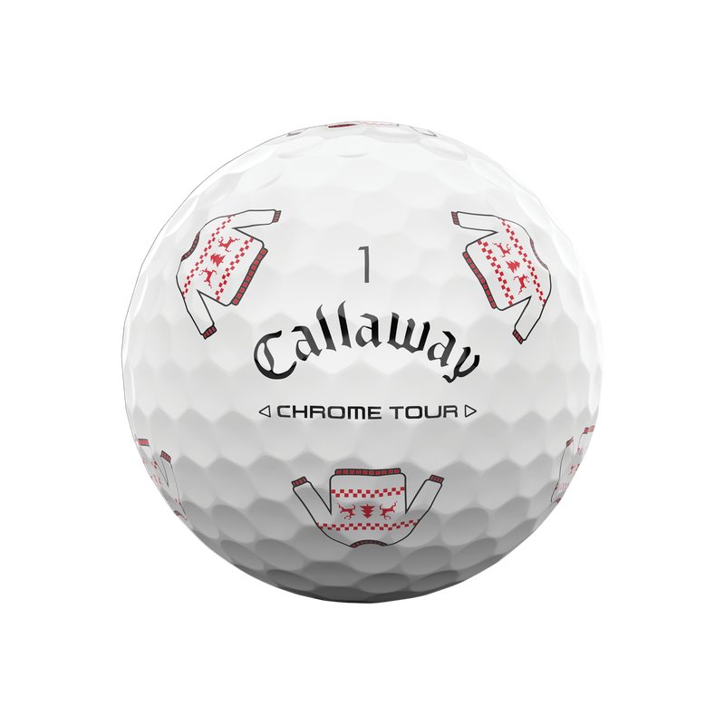 Chrome Tour Ugly Sweater Golf Balls - View 3