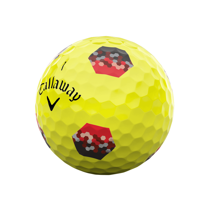 Chrome Tour X TruTrack Yellow Golf Balls - View 2