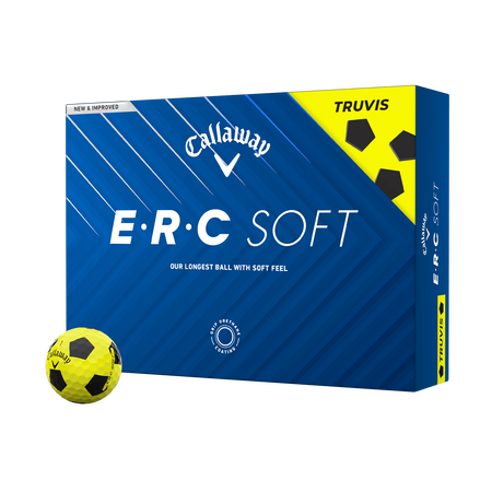 E•R•C Soft Truvis Yellow Golf Balls