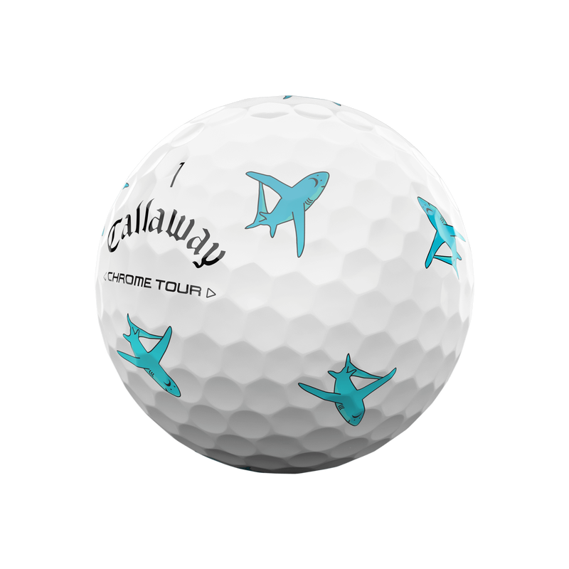 Chrome Tour Sharks Golf Balls - View 7