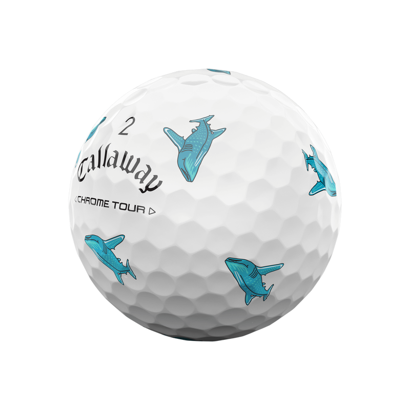 Chrome Tour Sharks Golf Balls - View 9