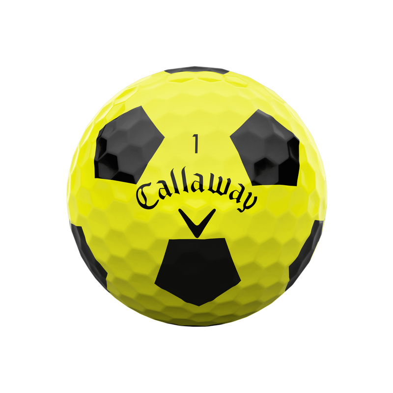 E&bull;R&bull;C Soft Truvis Yellow Golf Balls - View 3