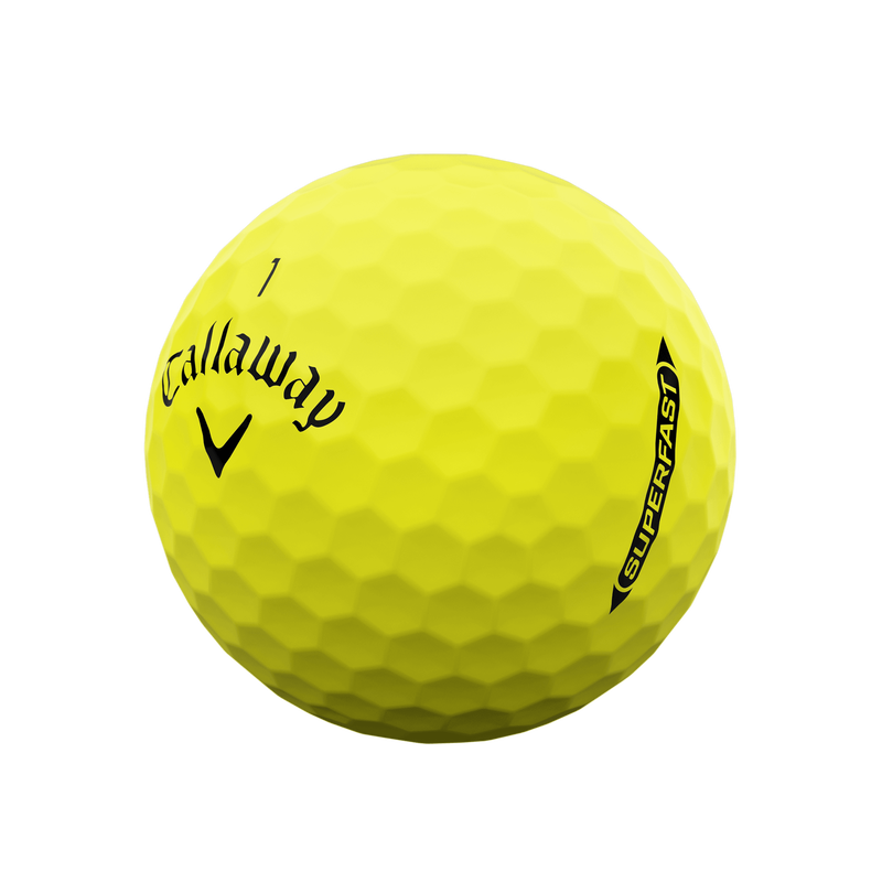 Superfast Bold Yellow 15-Pack Golf Balls - View 2