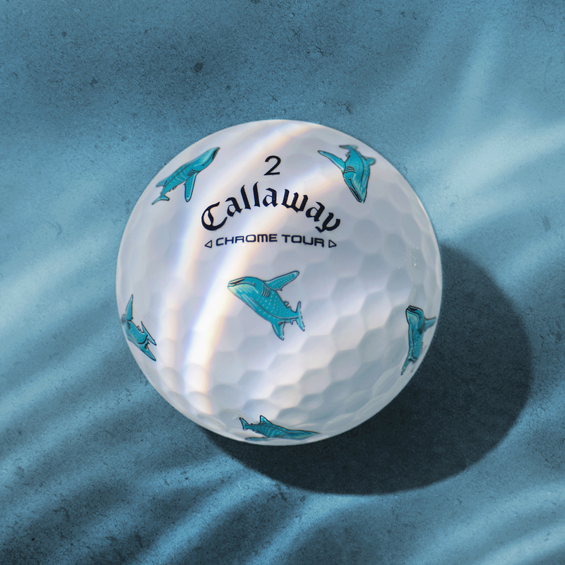 Chrome Tour Sharks Golf Balls - View 4