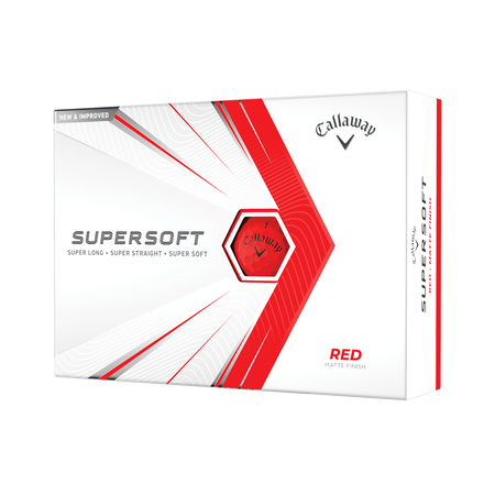 Callaway Supersoft Matte Red Golf Balls
