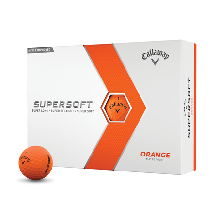 Balles de golf Supersoft Matte Jaune