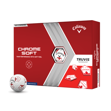 Balles de golf Chrome Soft Truvis Feuille d’érable