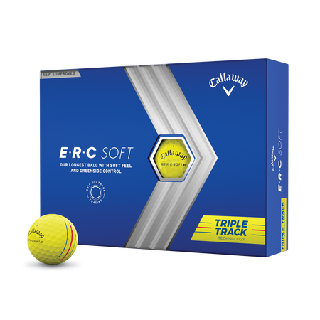 Balles de golf ERC Soft Jaune