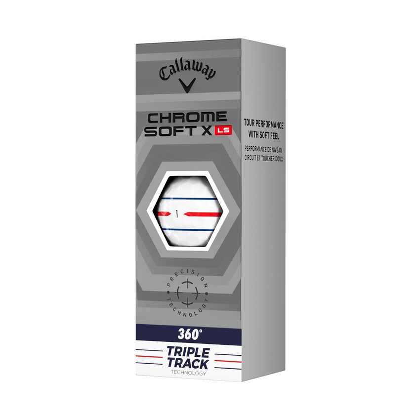 Chrome Soft X LS 360 Triple Track Golf Balls - View 5
