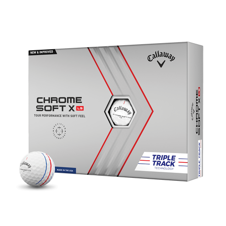 Balles de golf Chrome Soft X LS Triple Track