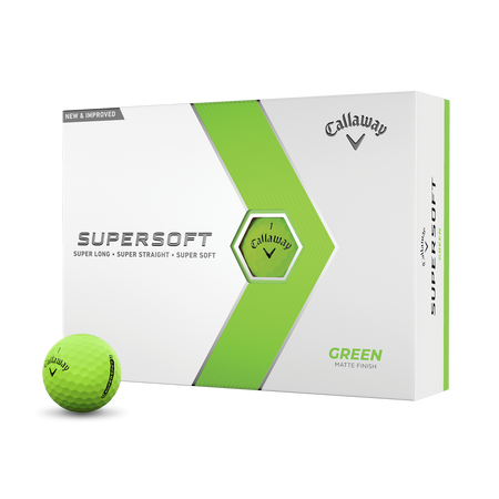 Balles de golf Supersoft Matte Vert