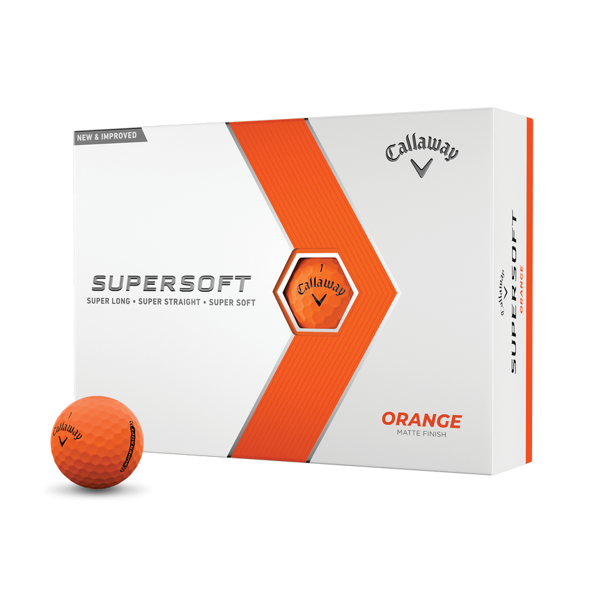 Balles de golf Supersoft Matte Jaune - View 1