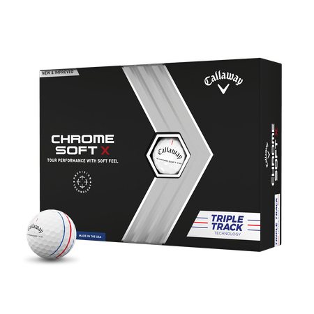 Balles de golf Chrome Soft X Triple Track