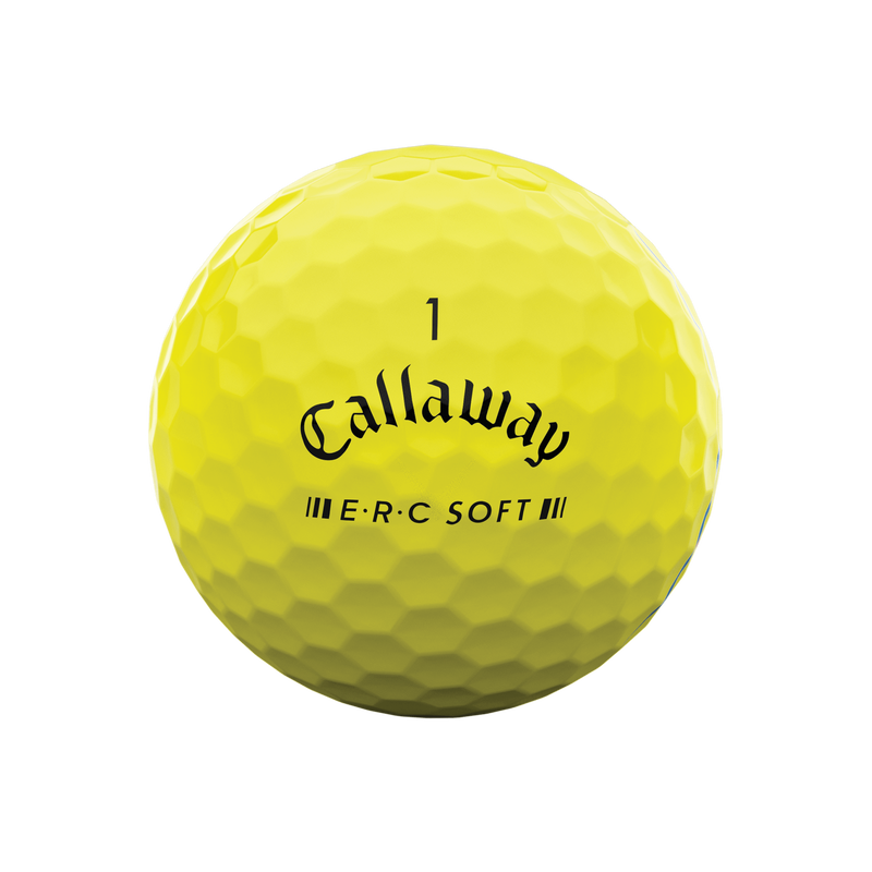Balles de golf ERC Soft Jaune - View 3