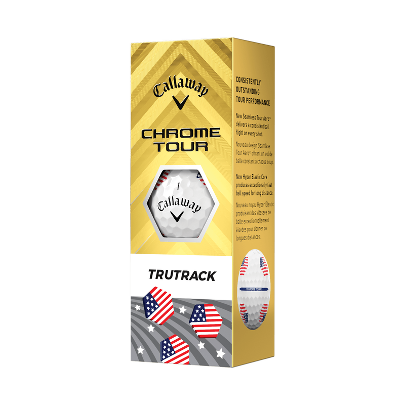 Chrome Tour USA TruTrack Golf Balls - View 5