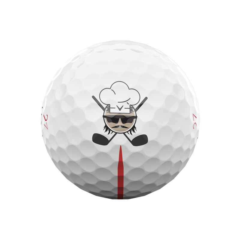 Chrome Tour X Min Woo Lee Let Him Cook Golf Balls - View 3