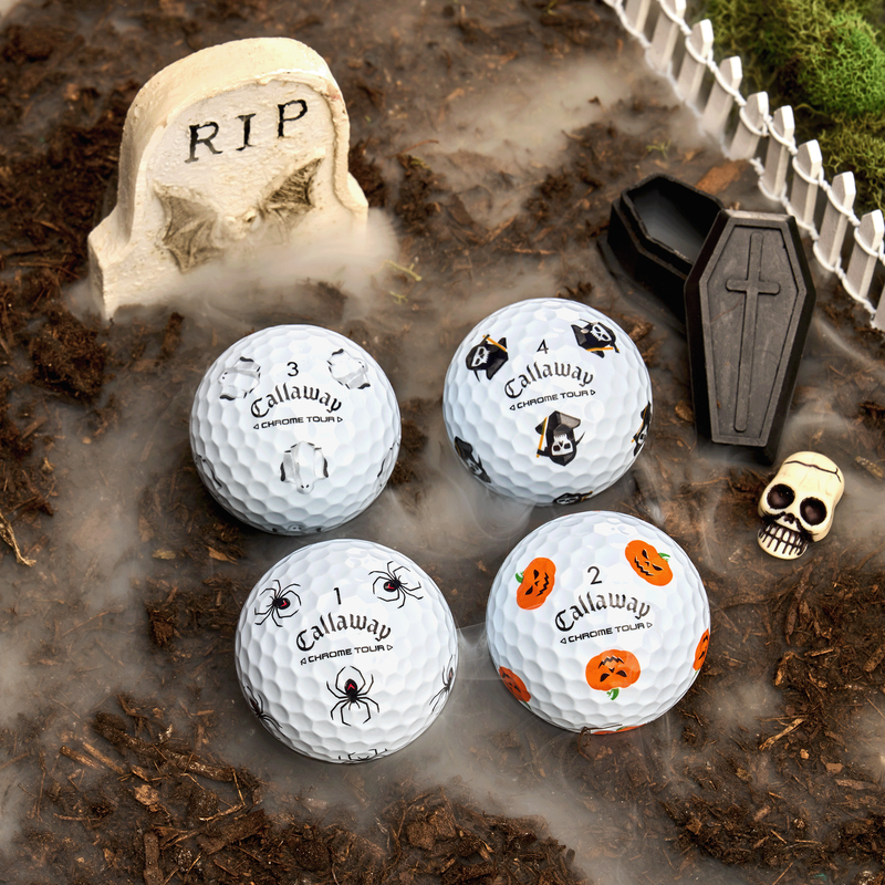 Chrome Tour Halloween Golf Balls - View 4
