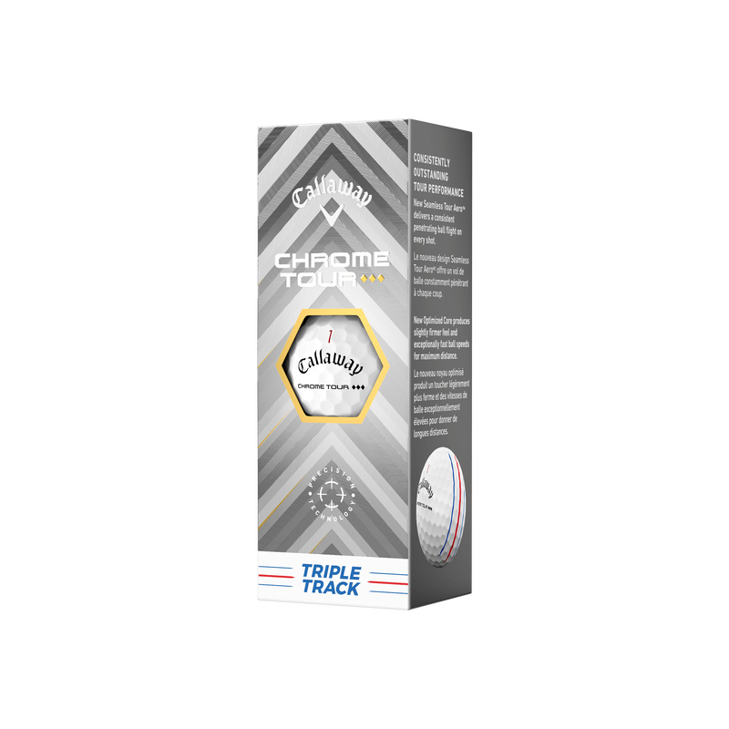 Chrome Tour Triple Diamond Triple Track Golf Balls - View 5