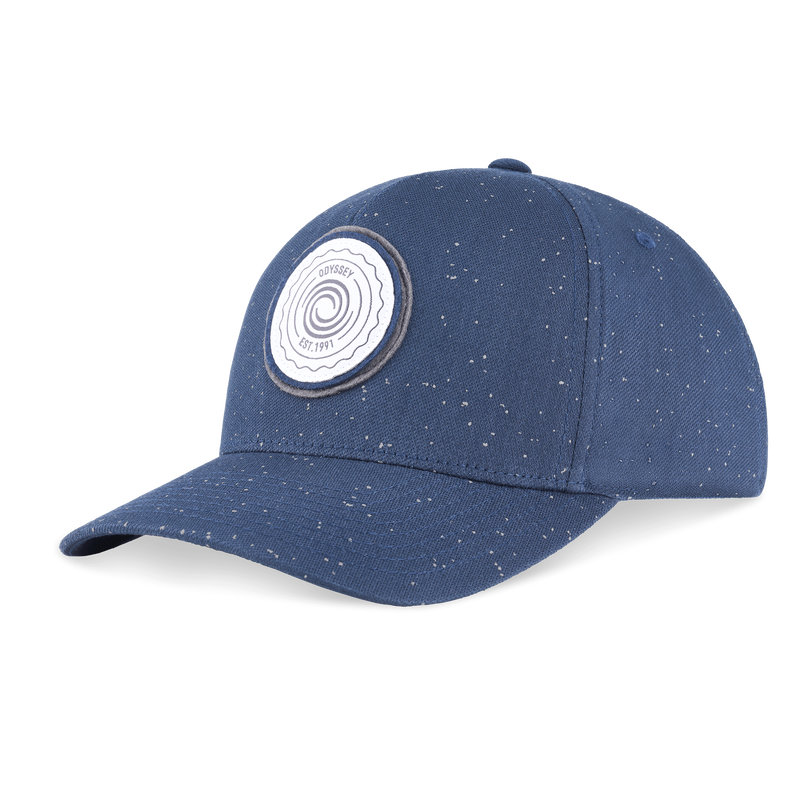 Eclipse Print Snapback Odyssey Swirl Patch Hat by TravisMathew - View 1
