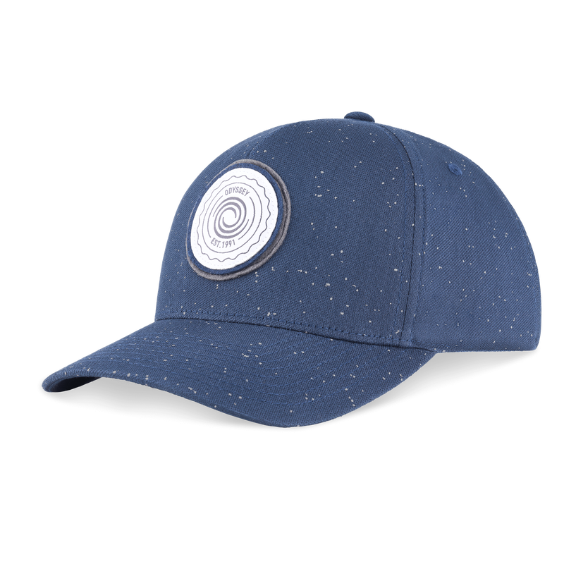 Eclipse Print Snapback Odyssey Swirl Patch Hat by TravisMathew - View 1