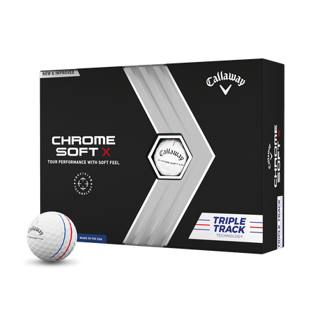 Ballons de golf Chrome Soft X Triple Track