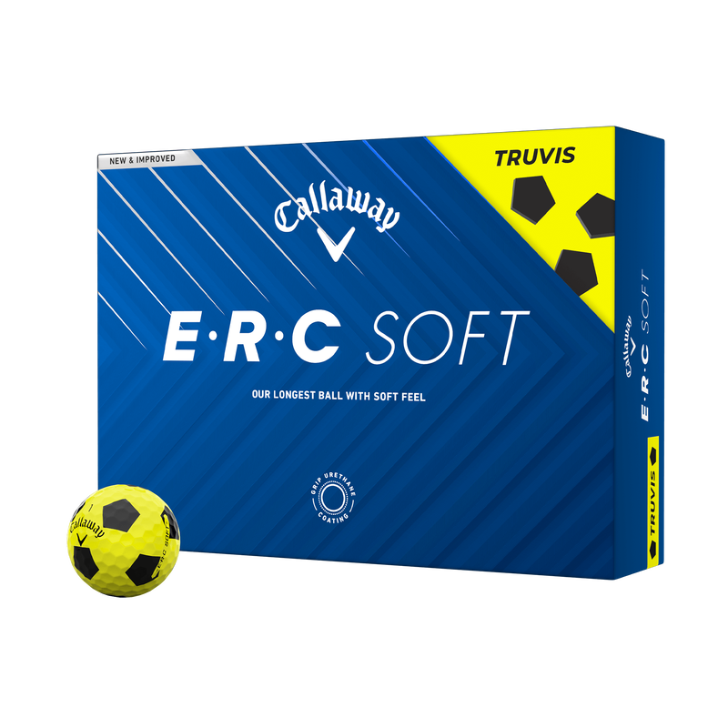 Balles de golf E•R•C Soft Truvis Jaunes - View 1