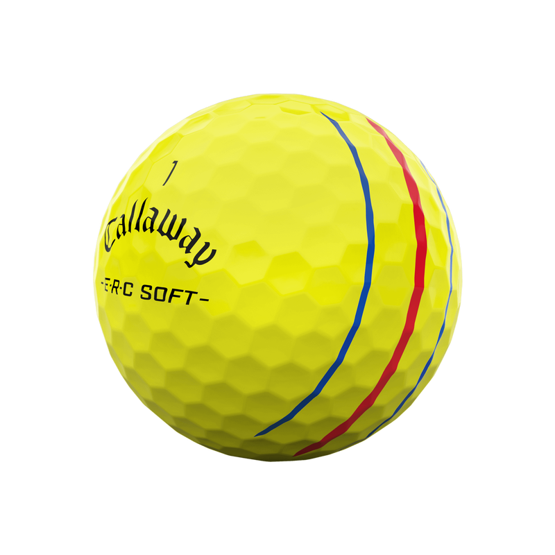 Balles de golf jaunes E•R•C Soft - View 2